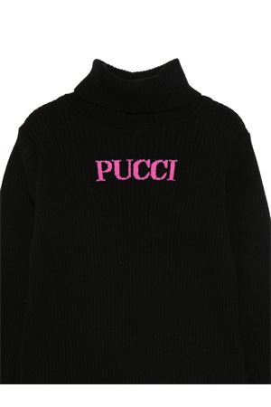 black wool jumper EMILIO PUCCI KIDS | PX9A70Z2362930
